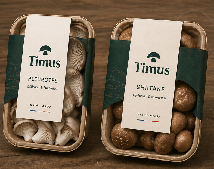 Gamme Timus — Pleurotes et Shiitake